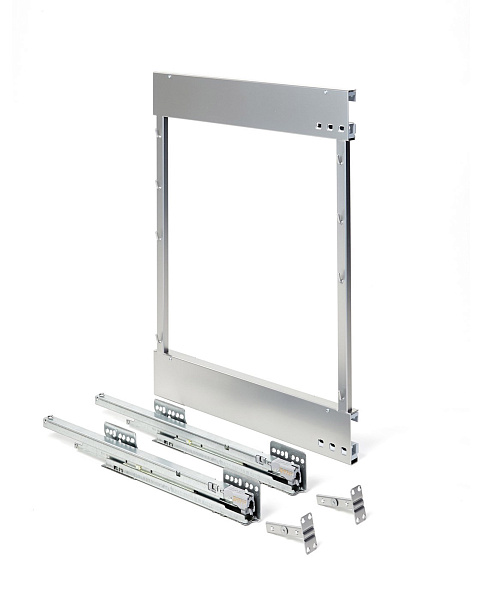 Комплект установочный левый, Комфорт II, H 654, Рама 630 мм + направляющие + крепления, цвет ТИТАН Kessebohmer | официальный магазин