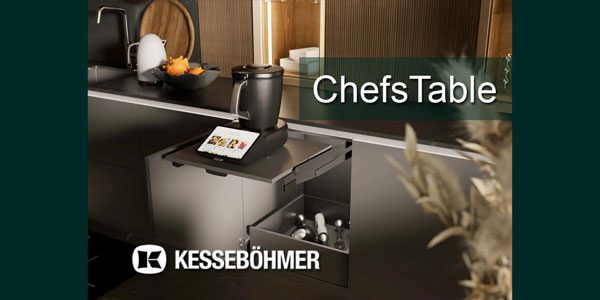 ChefsTable — революционный поворотный стол для современной кухни Kessebohmer в Томске