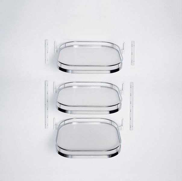 КОМПЛЕКТ 3 полки, ТорнМоушн 600 мм, Арена КЛАССИК, цвет ТИТАН Kessebohmer | официальный магазин