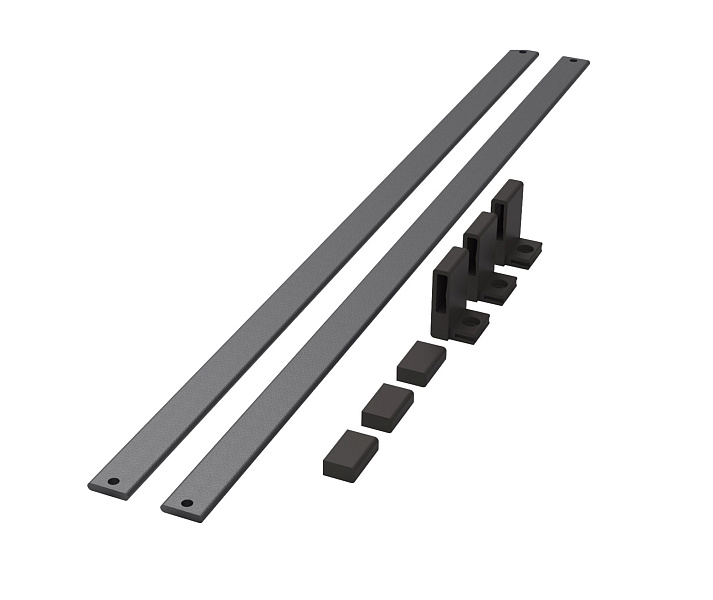 Бортик для обуви ограничительный 1114 мм Конеро цвет ЧЕРНЫЙ Kessebohmer | официальный магазин