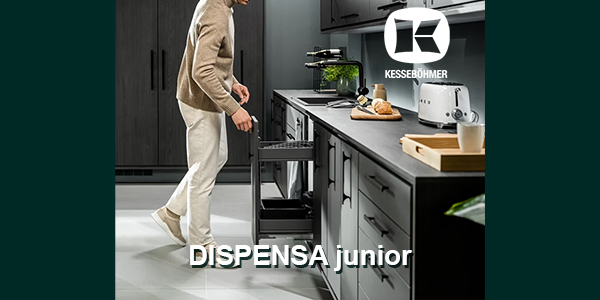 Как решить проблему нехватки места на кухне - поможет DISPENSA junior slim от Kesseböhmer Kessebohmer в Томске