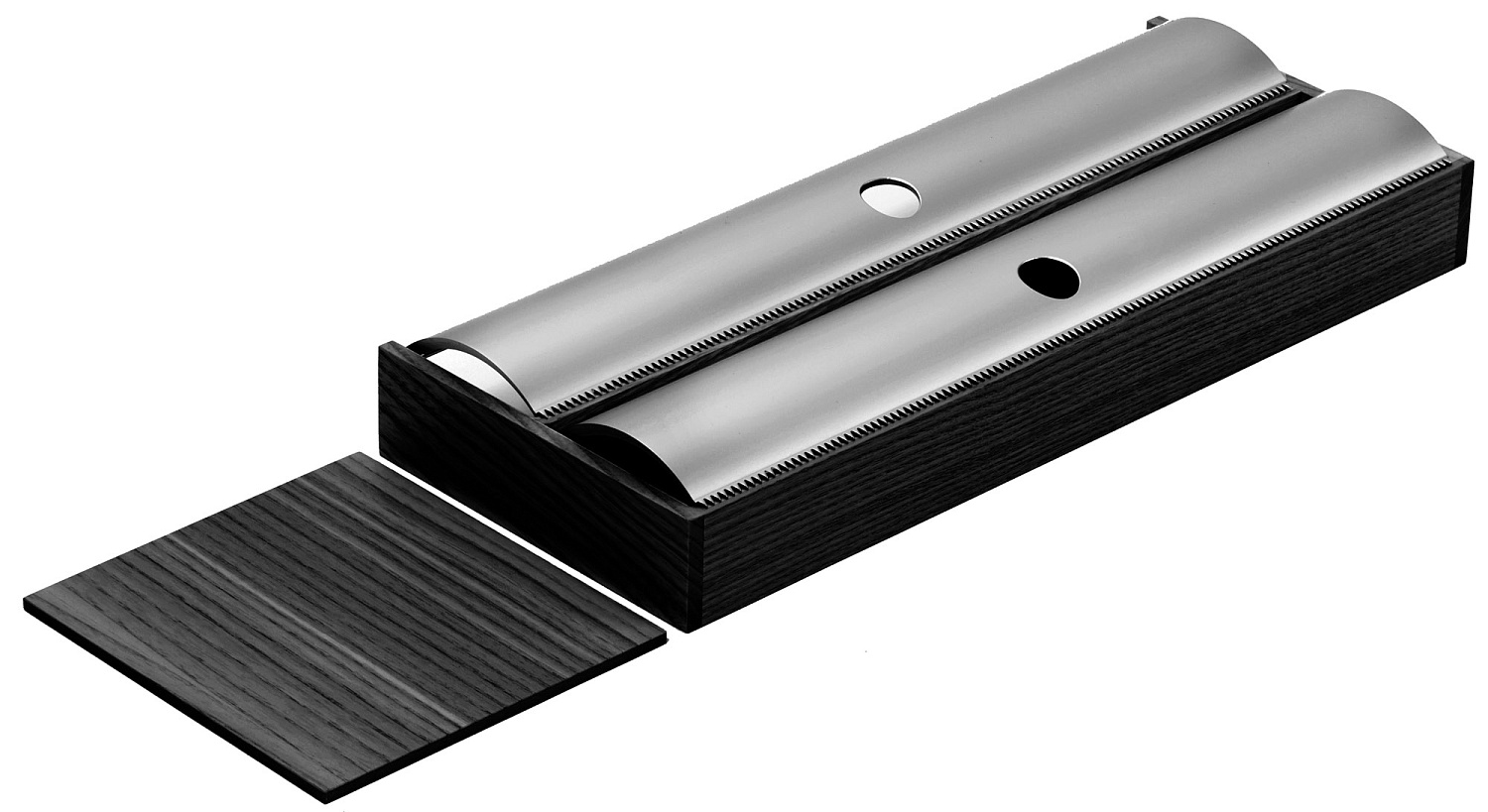 Держатель для фольги, ФайнЛайн Линик 300 мм, 137x472x45 мм, 1 шт, цвет ЯСЕНЬ черный