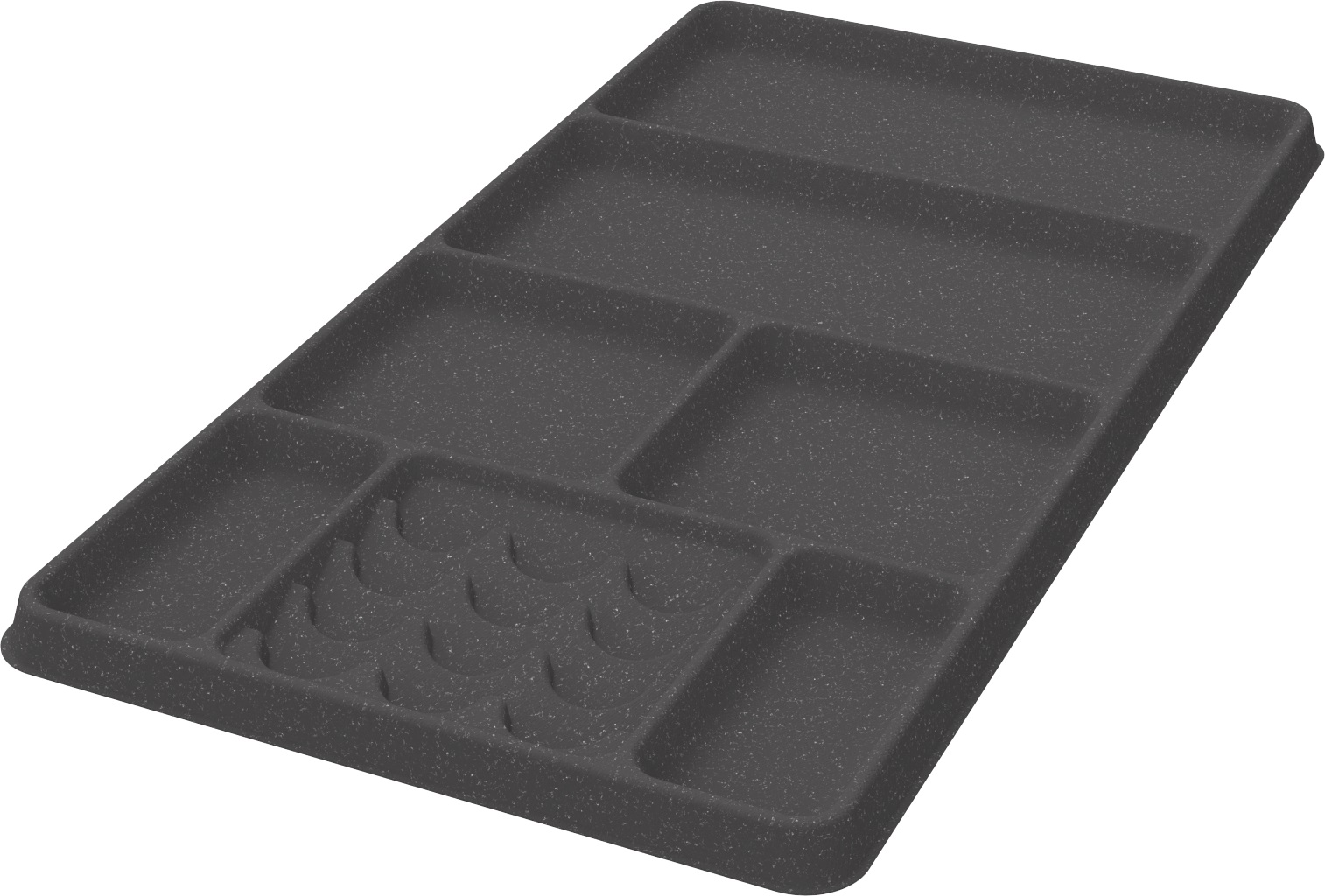 Лоток для колец и украшений 7 ячеек в полку Конеро D 475 мм цвет ЧЕРНЫЙ Kessebohmer | официальный магазин