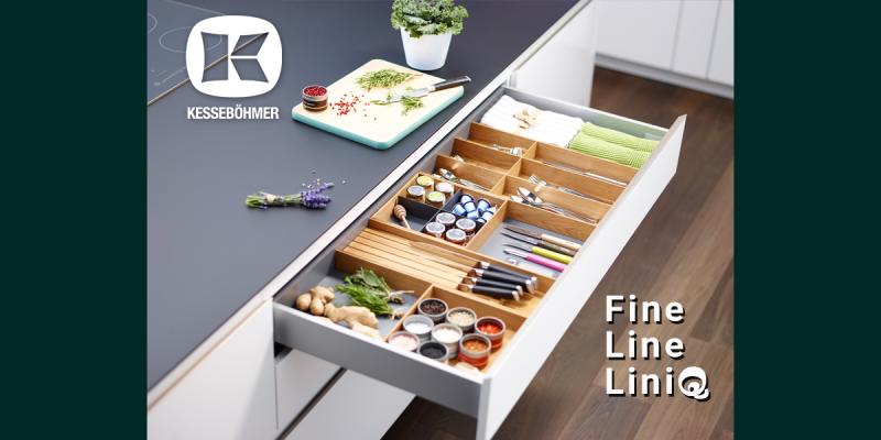 Деревянная гармония в каждом ящике: как FineLine LiniQ превращает хаос в эстетику Kessebohmer в Томске