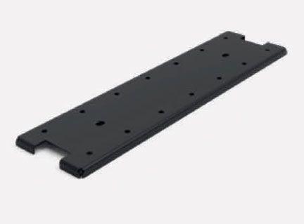 Кронштейн центральный YouK Юкей 200 мм для подвесной тумбы с монтажным набором, цвет черный Kessebohmer