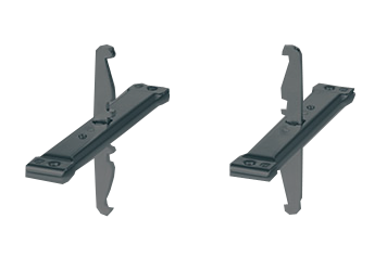 Крепление 1 уп (2 шт) к фасаду, Диспенса 90° 450 мм, цвет АНТРАЦИТ