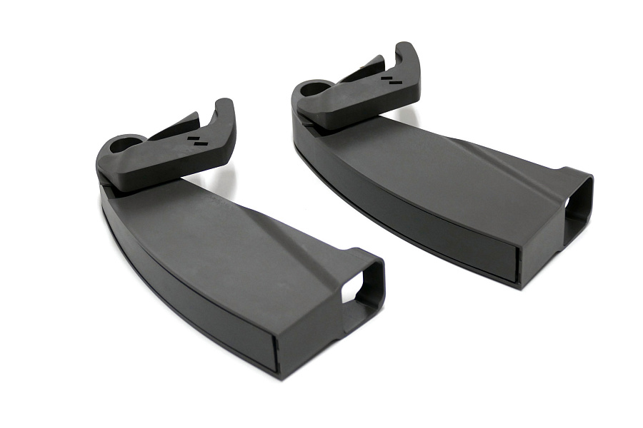 Амортизатор полки левый 1 уп (2 шт), Леманс, цвет АНТРАЦИТ