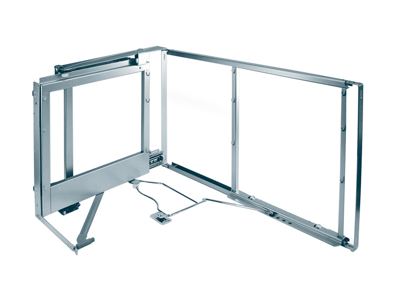 Комплект установочный левый, Волшебный угол 450-600 мм, H 525, Рама + амортизатор, цвет ТИТАН Kessebohmer | официальный магазин