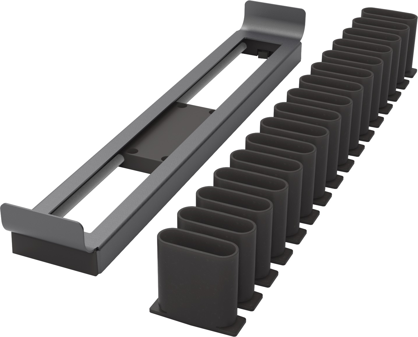 Держатель для галстуков и ремней выдвижной 450 мм Конеро D 475 мм цвет ЧЕРНЫЙ Kessebohmer | официальный магазин