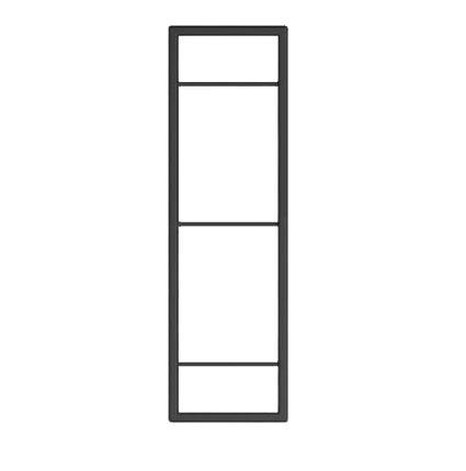 Рама из стального профиля для стеллажных систем 30x200x668 мм, Юкей, цвет ЧЕРНЫЙ Kessebohmer