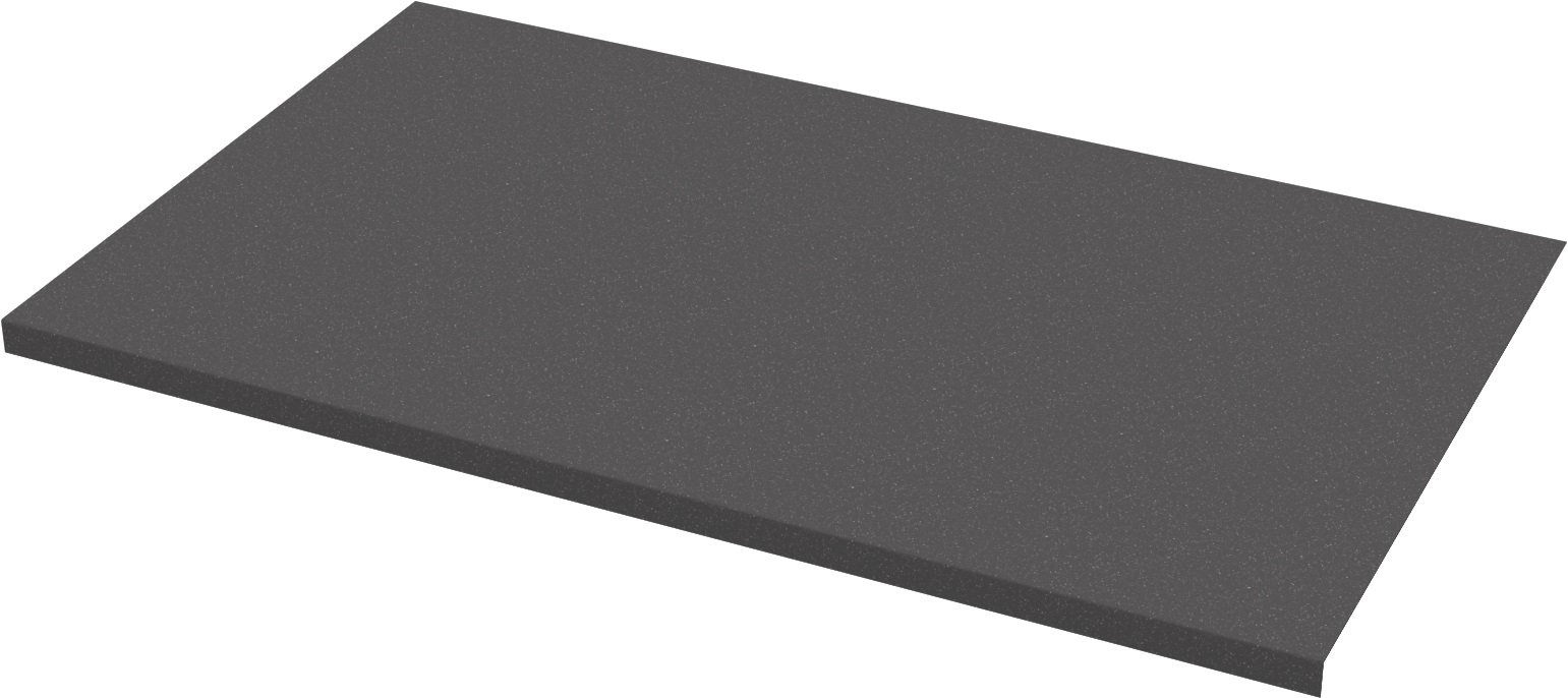 Подложка из флока в полку Конеро W 762 мм D 345 мм цвет ЧЕРНЫЙ Kessebohmer | официальный магазин