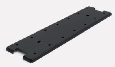 Кронштейн центральный YouK Юкей 320 мм для подвесной тумбы с монтажным набором, цвет черный Kessebohmer